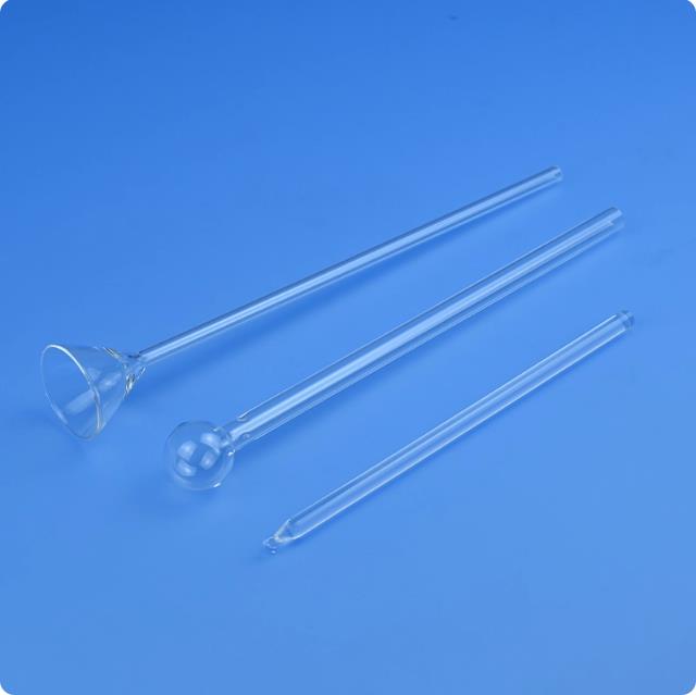 Quartz glass sample tubes compatible with microscopic Gaobo JW-BKTB series surface and pore size analysis sample tubes