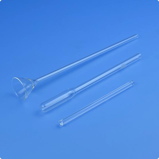 Quartz glass sample tubes compatible with microscopic Gaobo JW-BKTB series surface and pore size analysis sample tubes
