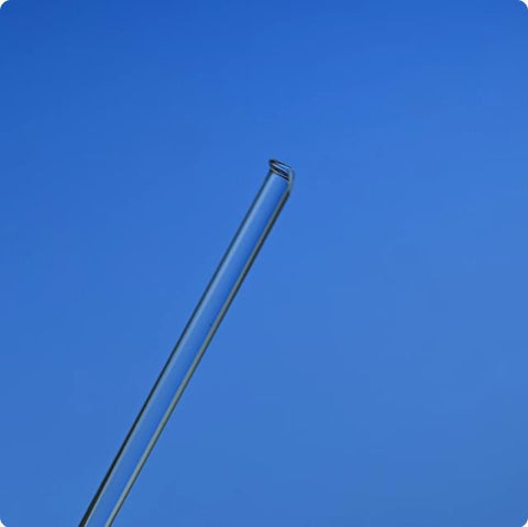 Quartz glass sample tubes compatible with microscopic Gaobo JW-BKTB series surface and pore size analysis sample tubes