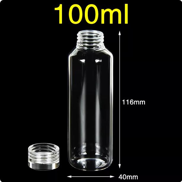 Quartz glass threaded bottle screw-mouthed sampling bottle sealed reagent bottle with quartz cover matched more resistant to high temperatures 2/5/10/20/30/40/50/100ml in stock/customizable
