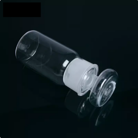 Quartz reagent bottle with large mouth wide-mouth bottle 125 250 50 1000ml frosted mouth transparent thickened quartz glass sample bottle