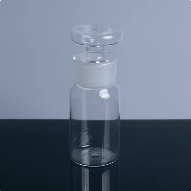 Quartz reagent bottle with large mouth wide-mouth bottle 125 250 50 1000ml frosted mouth transparent thickened quartz glass sample bottle