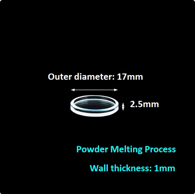 Quartz reflection cuvette for measuring reflected light Cylindrical quartz cuvette One-piece cylinder acid and alkali resistant organic fluorescent powder sample cell