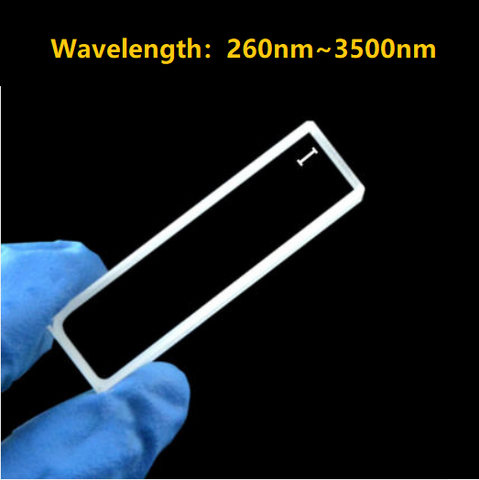 1mm Infared Quartz Cuvette High Light Transmittance 350ul Anti-corrosion Two Polished Windows 1pc - MICQstore