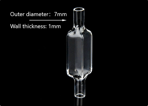 Quartz fluorescent flow cuvette with light transmission on all sides, 10mm flow cell special export products for scientific research