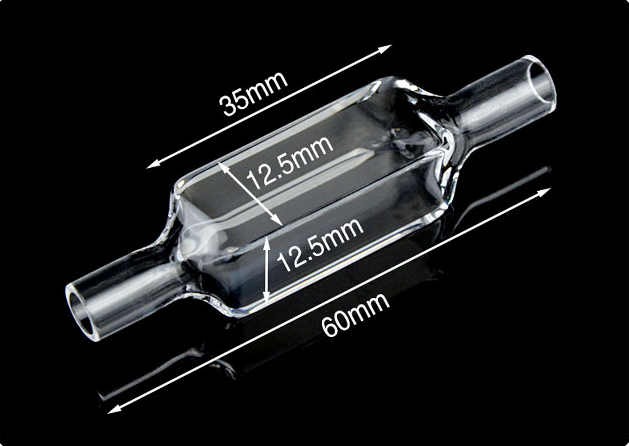 Quartz fluorescent flow cuvette with light transmission on all sides, 10mm flow cell special export products for scientific research