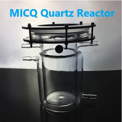 Quartz Photocatalytic Double Layer Reactor High Transmittance UV Vacuum Seal Accept Customized Factory Direct Sales