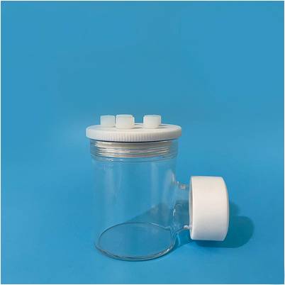 K040-S single-layer sealed photoelectrochemical cell quartz reactor 24mm quartz window electrolytic cell