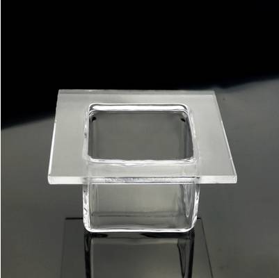 Quartz glass square cylinder square box square box high temperature corrosion resistant quartz reaction kettle quartz vessel instrument custom
