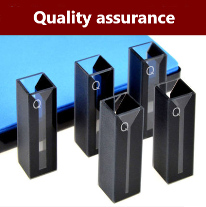 10mm Quartz Black Wall Micro Cuvette/Ultraviolet Transmitting/Dark Type/Special for Scientific Research/0.35 0.7 1.05 1.4 1.75ml