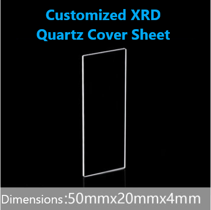 X-ray diffractometer powder sample slot xrd square/round slot high light transmittance can be customized special-shaped quartz cover