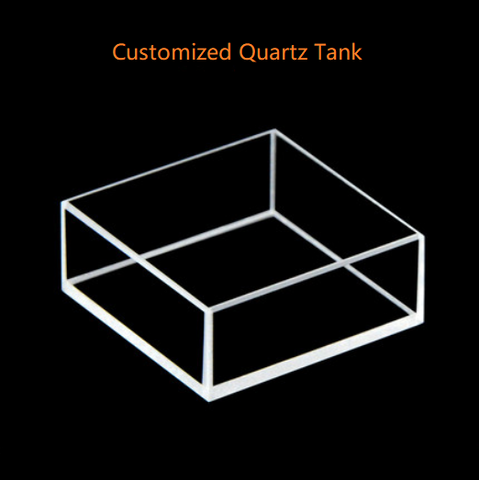 20mm Anti-corrosion Silica Fused Square Quartz Cuvette/Quartz Tank/Five Polished Windows 1pc - MICQstore