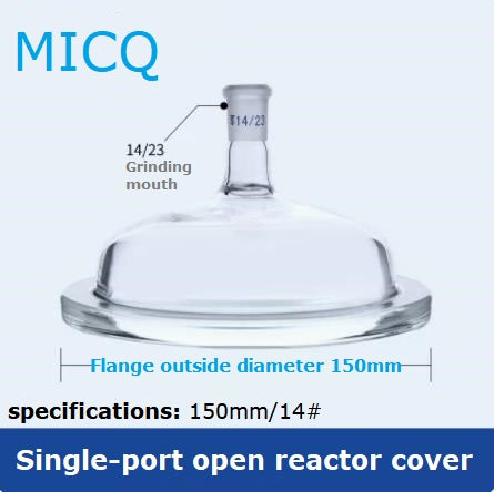 Single-layer reaction kettle, quick disassembly type open reactor, split single neck, three neck, four neck, five neck, chemistry laboratory synthesis flask, flat bottom, round bottom, spherical, cylindrical