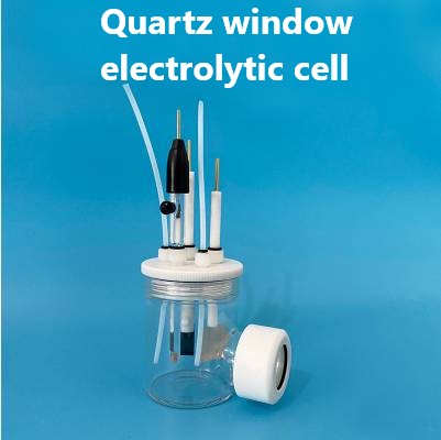 K040-S single-layer sealed photoelectrochemical cell quartz reactor 24mm quartz window electrolytic cell