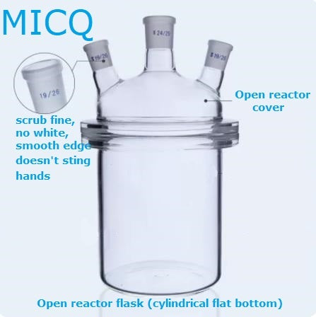 Single-layer reaction kettle, quick disassembly type open reactor, split single neck, three neck, four neck, five neck, chemistry laboratory synthesis flask, flat bottom, round bottom, spherical, cylindrical