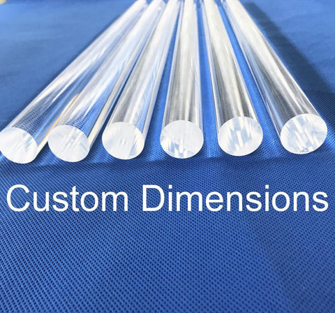 Custom Fused Quartz Rod (Bulk Sell) for Any Dimensions - MICQstore