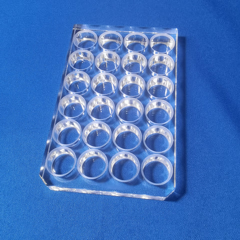 General Standard Elisa Quartz GLass UV 24 Well Plates Sigma / 24 Well Microplates /24 Multiwell Plates NEW