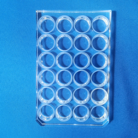 General Standard Elisa Quartz GLass UV 24 Well Plates Sigma / 24 Well Microplates /24 Multiwell Plates NEW