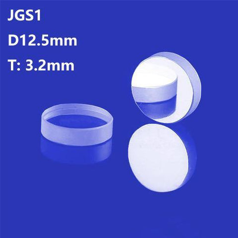 Quartz Discs with Antireflection Aluminum Coating D12.5 x 3.2mm JGS1 - MICQstore
