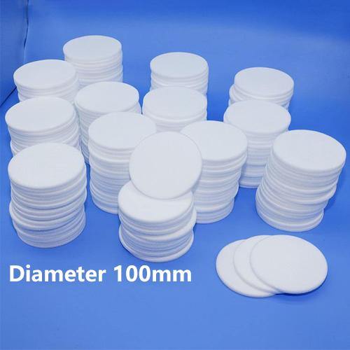 Quartz Frits / Quartz Filters / Quartz Sinters / Quartz Fritted Discs Diameter 100mm - MICQstore