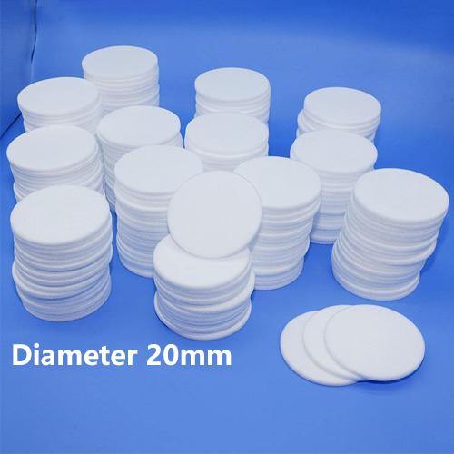 Quartz Frits / Quartz Filters / Quartz Sinters / Quartz Fritted Discs Diameter 20mm - MICQstore