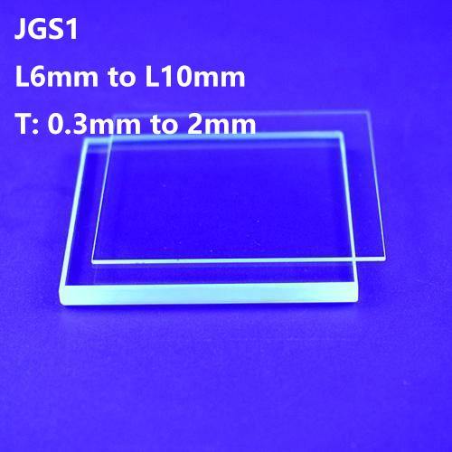 Quartz Glass Plates / Quartz Substrates / Quartz Microscope Cover L6mm to L10mm JGS1 - MICQstore