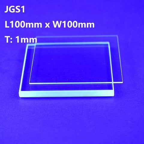 Quartz Glass Plates / Quartz Sheets / Quartz Viewing Windows L100mm JGS1 - MICQstore