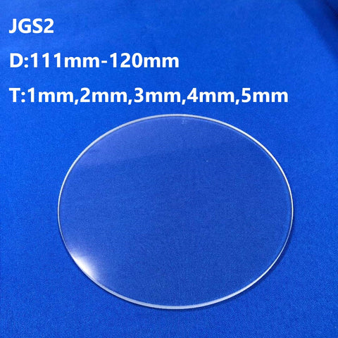 Quartz Discs / Quartz Cover Glass / Quartz Substrates D111mm-D120mm JGS2