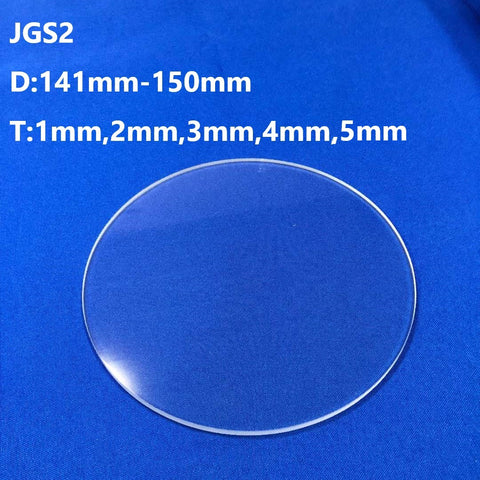 Quartz Discs / Quartz Cover Glass / Quartz Substrates D141mm-D150mm JGS2