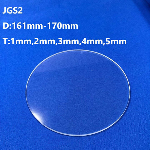 Quartz Discs / Quartz Cover Glass / Quartz Substrates D161mm-D170mm JGS2