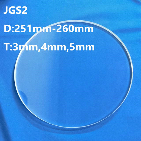 Quartz Discs / Quartz Cover Glass / Quartz Substrates D251mm-D260mm JGS2