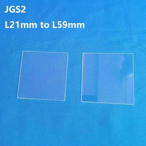 Quartz Glass Plates / Quartz Slides / Quartz Cover Glass L21mm to L59mm  JGS2 - MICQstore