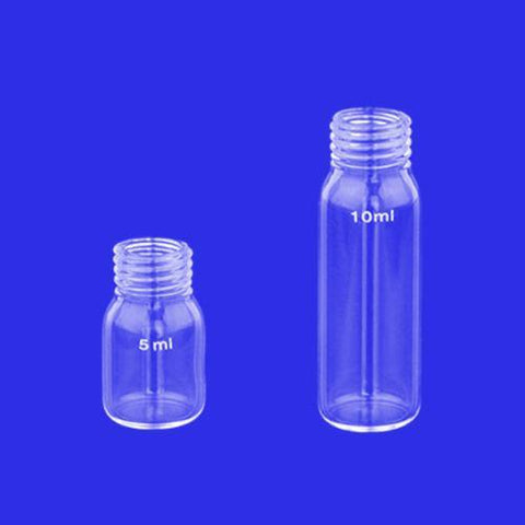 Quartz Thread Bottle / Sampling Bottle / Reagent Bottle with Cap 5ml to 60ml - MICQstore