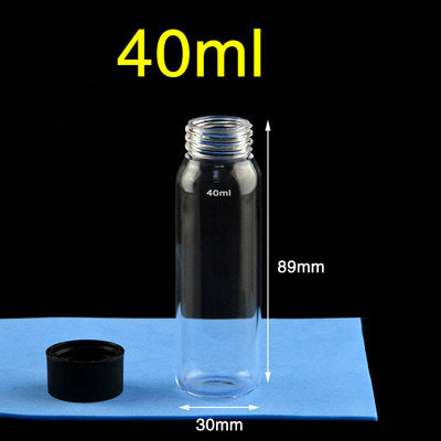Quartz Sample Vials / Quartz Thread Bottles / Sampling Vials / Reagent Bottles with Cap 5ml to 60ml
