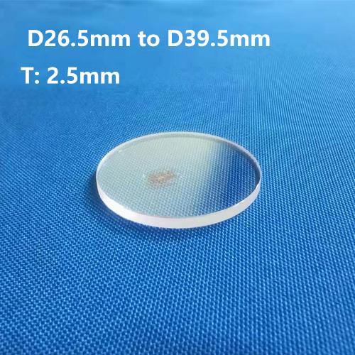 Flat Sapphire Crystal Glass Discs Watch Glass Mirror D26.5mm to D39.5mm T2.5mm - MICQstore