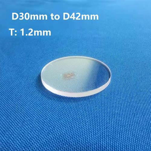 Flat Sapphire Crystal Glass Discs Watch Glass Mirror D30mm to D42mm T1.2mm - MICQstore