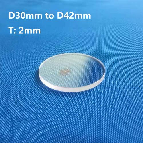 Flat Sapphire Crystal Glass Discs Watch Glass Mirror D30mm to D42mm T2mm - MICQstore
